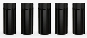 (5) Official Chubby Gorilla Spiral 8oz Child Resistant Plastic Container Black - Picture 1 of 1