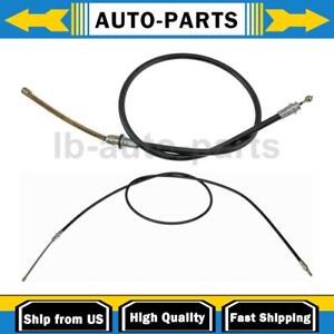 Dorman Parking Brake Cable Rear 2x For 1980-1981 Plymouth Trailduster 5.9L