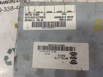 Audio Equipment Radio SV6 Satellite Receiver Opt U2K Fits 05-07 MONTANA 316370 - Image 1 of 4