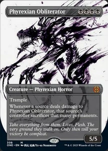 MTG | Phyrexian Obliterator - Borderless Showcase | 308 | (NM) | Phyrexia: All W - Picture 1 of 1
