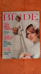 Vintage MODERN BRIDE Magazine, June / July, 1974, FALL PREVIEW, Wedding Fashion - Picture 1 of 12