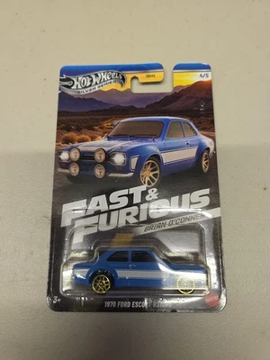 Hot Wheels. Fast And Furious 1970 Ford Escort RS1600. In Protector Case - Image 1 of 4