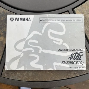 Yamaha Star Bolt 2014-15 Owners Manual XVS95CE-C Motorcycle Lit-11626-27-30 - Bild 1 von 5