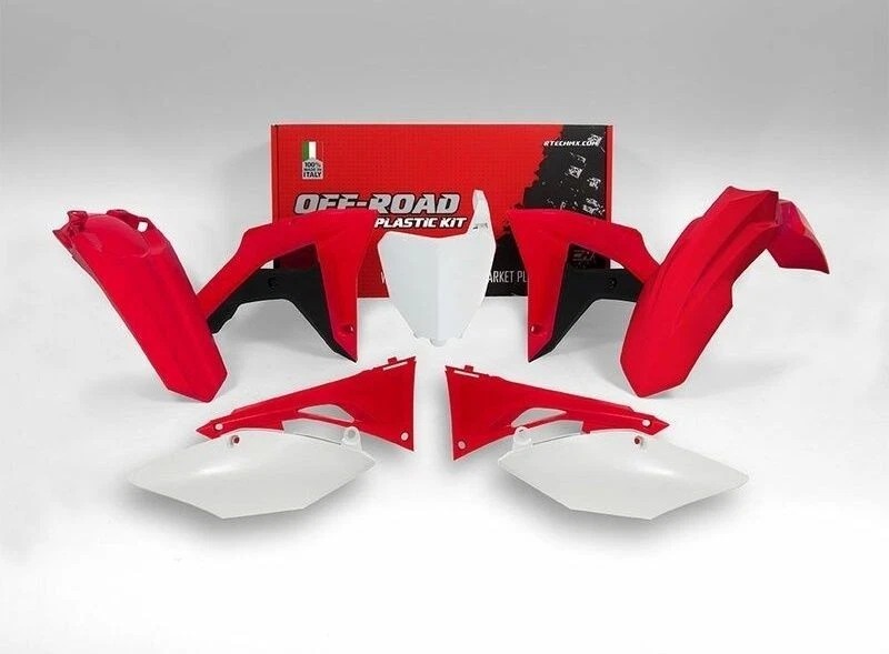 KIT PLÁSTICO HONDA CRF450X 19-20 / 250 19-21 OEM ROJO/NEGRO/BLANCO R-KITCRF-OEM-601 Foto 1 de 1