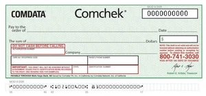 BLANK Green COMDATA Comchek - Size 5 Pack - COMCHECKS *FREE SHIPPING* - Picture 1 of 2
