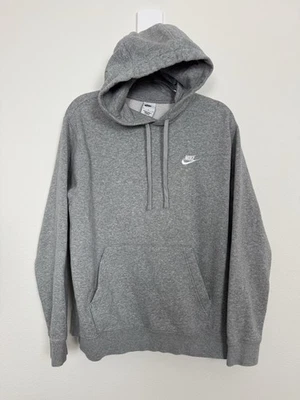 Sudadera con capucha Nike Club polar para mujer sudadera mediana gris ropa deportiva Foto 1 de 4