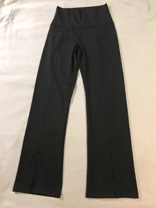 Leggings Zobha para mujer medianos negros pierna acampanada lado abierto - Imagen 1 de 12