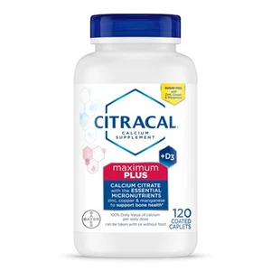 Maximum Plus, 650 mg Calcium Citrate, easily absorbed and highly soluble with... - Picture 1 of 7