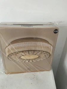 Next Clear Sora Flush Ceiling Light Fitting rrp £125 - Picture 1 of 13