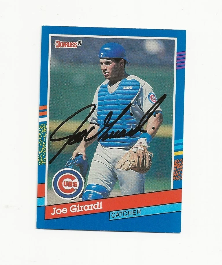TARJETA AUTOGRAFIADA DE JOE GIRARDI CUBS. Foto 1 de 1