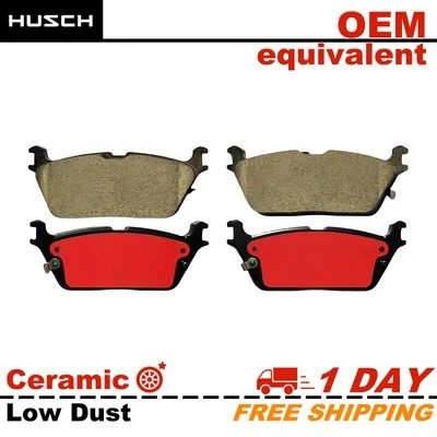 4pcs Rear Ceramic Brake Pad for 2022 Ram 1500 Big Horn Crew Cab Pickup 4-Door - Image 1 of 4