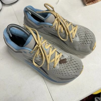 Zapatos Altra Via Olympus para mujer 9 EE. UU. Gris Azul Carretera Correr Máximo Confort Soporte Foto 1 de 4