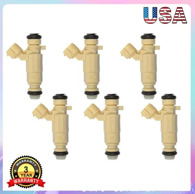 Inyector de combustible 6 piezas para HYUNDAI TUCSON 2005-2009 KIA SPORTAGE 2005-2010 2,0 L L L4 Foto 1 de 4