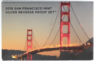 2018 S Reverse Proof Silver Proof Set w/ COA - Image 1 of 4