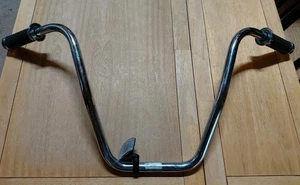Dyno Beach Cruiser Bicycle Handlebars Chromed 31" Wide With Skull Grips - Picture 1 of 5