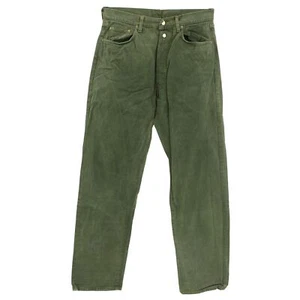 #7601 REPLAY Pantalones Vaqueros 901 Regulares Sin Elásticos Verde Oliva 33/34 - Imagen 1 de 2