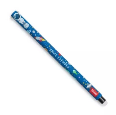 Legami Erasable Gel Pen Space Astronaut black ink DISCONTINUED PRODUCT BUY NOW! - Image 1 of 2
