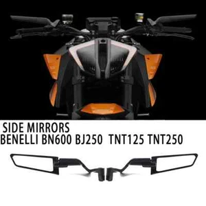 For Benelli BN600 Stels600 BJ250 TNT125 135 250SP fixed wing Rear View Mirrors - Picture 1 of 7