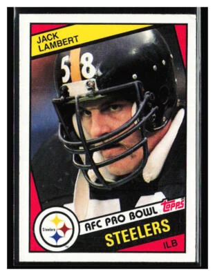 1984 Topps Pro Bowl #167 Jack Lambert - Image 1 of 2