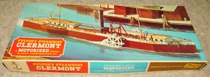 VINTAGE 1968 UNBUILT LINDBERG FULTON'S STEAMBOAT CLERMONT MODEL KIT - Picture 1 of 5