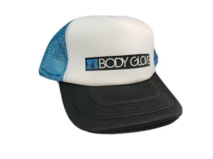 GUANTO CORPO Rete Schiena Snap Schiena SCHIUMA ANTERIORE Cappello Camionsta BLU BIANCO & NERO NUOVO SENZA ETICHETTE - Foto 1 di 11