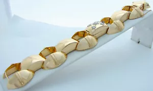 ANTIKES ART DECO DIAMANT ARMBAND ARMBANDUHR VINTAGE DIAMANT ARMREIF 118,2 GRAMM - Bild 1 von 10