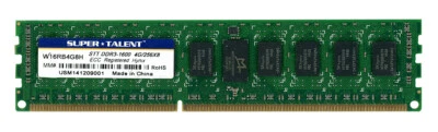 Super Talent W16RB4G8H 4GB DDR3-1600MHz ECC CL11 - Image 1 of 2