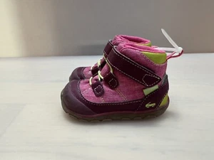 See Kai Run Sam Waterproof Boots Girls Shoes Kids Toddler Size 4 Pink - Picture 1 of 4