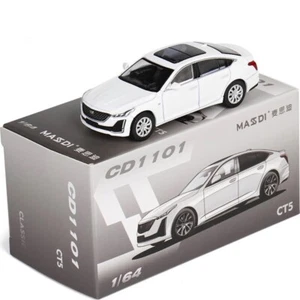EY Masdi 1:64 White CT5 Sedan Sports Model Diecast Display Car - Picture 1 of 5