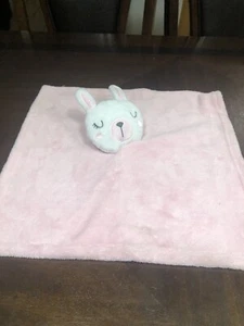 Manta de seguridad Chick Pea White Sleeping Bunny rosa/Lovey 2020 juguete para niña - Imagen 1 de 6