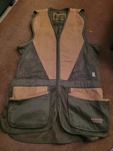 Jack Pyke Sporting Skeet Hunting Vest Fishing Outdoor Hiking Brown & Green - Picture 1 of 7