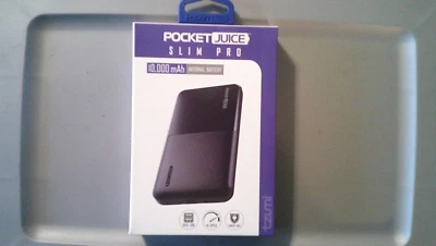 Tzumi 10,000 mAh Slim Pro Pocket Juice Portable Power Bank - Image 1 of 3