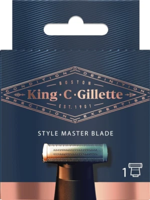 Lame Gillette King-C Style Master Blade Tondeuse Barbe Rapides et Confortables