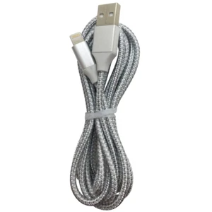 Bulk Lot Braided USB Cable For iPhone 14/13/12/11/X/XR/8/7/6/5 Fast Charger Cord - Picture 1 of 13