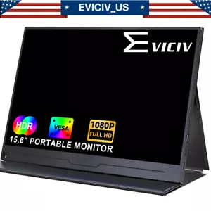 15.6" Portable Monitor 300 cd/m² Screen USB C Display HDMI 1920*1080 1200:1 Used - Picture 1 of 9