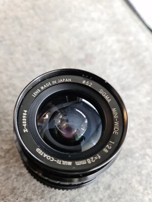 Sigma Mini-wideangle lens 28mm lens in good   working order for Olympus... - Image 1 of 4