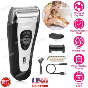 Women Electric Painless Shaver Lady Bikini Legs Hair Wet Dry Razor Rechargeable - Picture 1 of 26