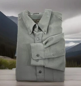 John Henry Dress Shirt Mens XL Green Button Up Long Sleeve EUC - Picture 1 of 8