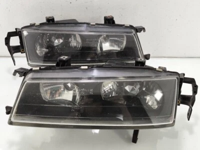 JDM Honda VTec Prelude BB1 BB3 BB4 1992-96 BLACK GLASS Headlight Lamp Light OEM - Image 1 of 4