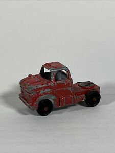 Vintage TootsieToy International Semi Truck COE Tractor Red Diecast