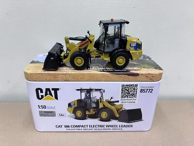 DM 1/50 Scale CAT 906 Compact Electric Wheel Loader Diecast Model Toy 85772 - Image 1 of 4