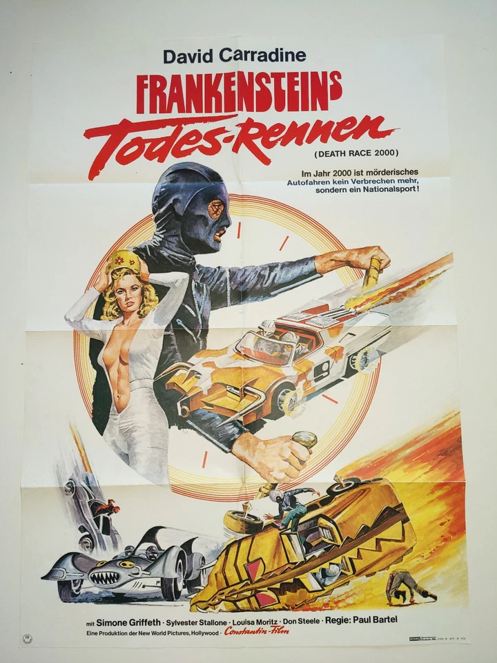Original Kinoplakat A1: Frankensteins Todes-Rennen * Sylvester Stallone * - Bild 1 von 1