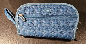 LUG -Blue - Cosmetic Make-Up Jewelry Travel /Purse Case with detachable case - Bild 1 von 12