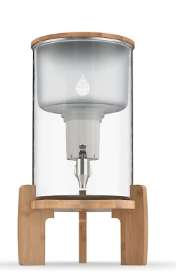 pH Recharge Glass Alkaline Water Filter Dispenser - Countertop Water Filter S... - Image 1 of 4