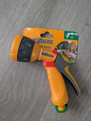 Hozelock 5 Pattern Multi Spray Gun 2676 - Adjustable Nozzle for Garden Watering - Image 1 of 2
