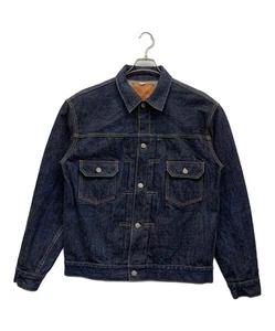 Giacca denim usata canna da zucchero 2° tipo 1953 modello SC11953 indaco Giappone - Foto 1 di 7