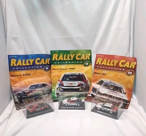 Bundle Of 3x Deagostini Rally Car Collection 1/43 Model Cars - #13, #19, #14 - G - Picture 1 of 10