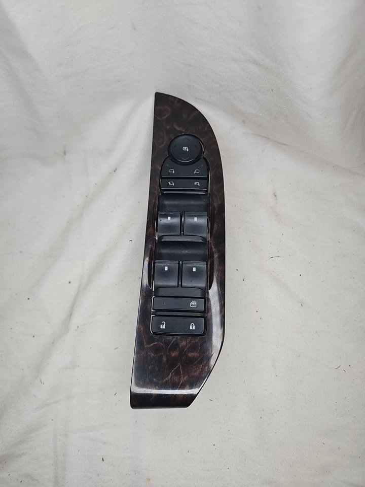 07-14 Suburban Yukon Avalanche Escalade Master Interruptor de ventana eléctrica grano de madera OEM Foto 1 de 4