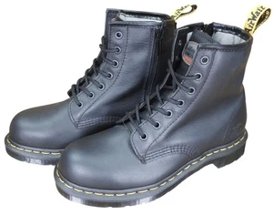 Doc Dr. Martens Industrial Steel Toe Safety Boots Maple Zip Women’s Size 8 - Picture 1 of 8