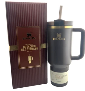 Stanley 40oz Chocolate Gold Quencher H2.0 FlowState Tumbler Limited Edition NIB - Picture 1 of 10